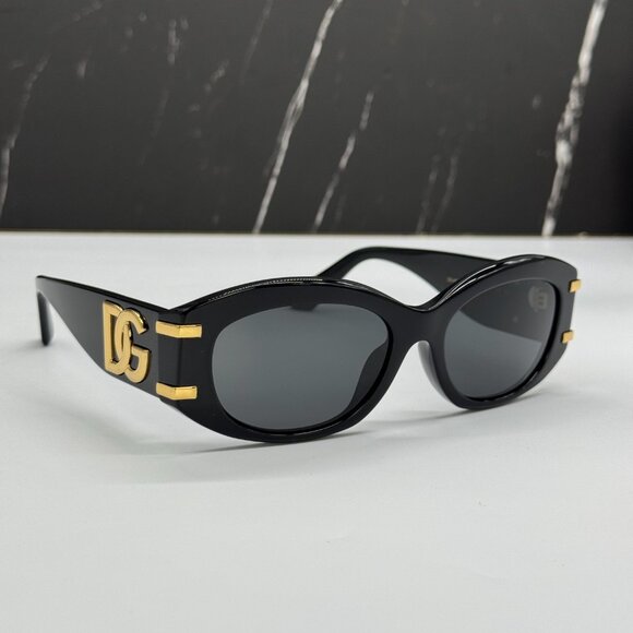 NEW DOLCE&GABBANA DG4502 501/87 BLACK SUNGLASSES DG4502 5087 EYEWEAR - Picture 4 of 10